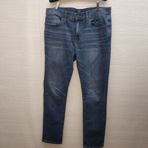 J. Crew Factory Flex Athletic Fit Dark Wash Jeans 34 x 32 Mens